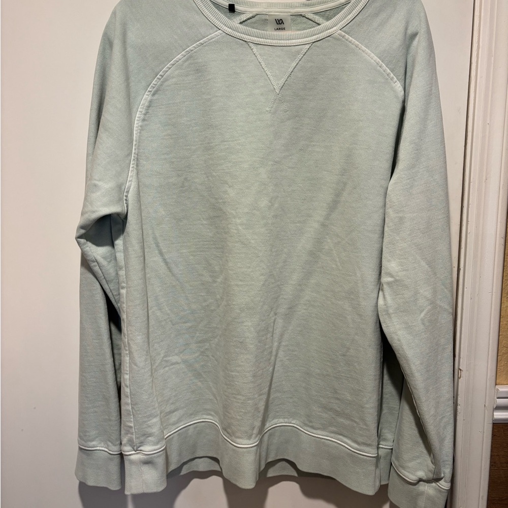 Mens Light Green Pull Over
